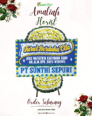 Papan Bunga Duka di Pulau Dullah Selatan